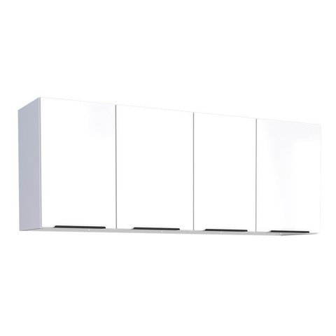 Armário Aéreo de Cozinha Aço 4 Portas Jupter 150 Cozimax Branco