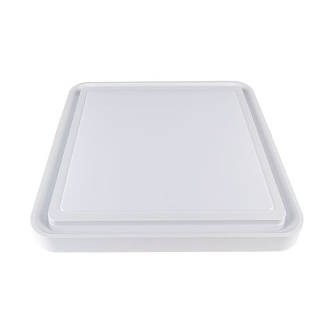 Plafon Nordecor Zony Quadrado 2671 Led Bivolt Branco