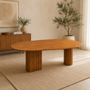 Ver imagem 1 de Mesa para Sala de Jantar com Tampo Orgânico 75x200x100cm
