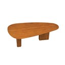 Ver imagem 6 de Mesa para Sala de Jantar com Tampo Orgânico 75x200x100cm Marrom/Freijó
