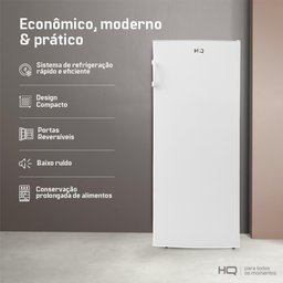 Freezer e Conservador Vertical Hq 290 Litros Branco Hq-290fv 127v - 6