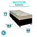 Ver imagem 3 de Cama Box + Colchão Solteiro D33 Maxsono Paropas