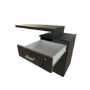 Ver imagem 6 de Escrivaninha Mesa Escritório e Home Office com 4 Gavetas 112cm MDF Preto