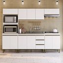 Ver imagem 1 de Cozinha Modulada 5 Peças 2 Aéreos 2 Balcões e 1 Torre Quente Margarida