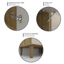 Ver imagem 5 de Cozinha Modulada 5 Peças 2 Aéreos 2 Balcões 1 Torre Quente Margarida Yescasa Marrom/Mel/Arenas