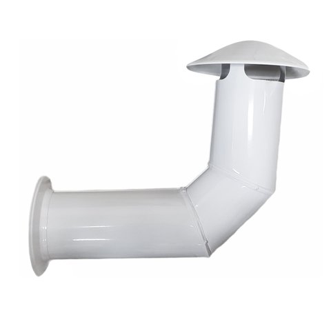 Chapéu Chines Branco Diâmetro 137 Com Canopla - CHINES137X300BR