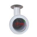 Ver imagem 3 de Chapéu Chines Branco Diâmetro 137 Com Canopla - CHINES137X300BR