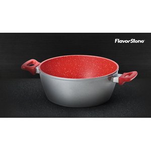 Panela Polishop - Family Size - 28Cm - Vermelha | 28cm Vermelha