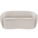 Ver imagem 3 de Sofá 3 Lugares 160cm Sala de Estar Living Oscar K01 Bouclê Creme