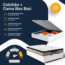 Ver imagem 4 de Cama Box Baú com Colchão Gazin de Espuma D33 Pillow In Force Mid Casal 138cm