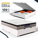 Ver imagem 3 de Cama Box Baú com Colchão Gazin de Espuma D33 Pillow In Force Mid Casal 138cm