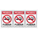 Ver imagem 1 de Combo 3 Placas De Sinalização Proibido Fumar 15x20 Acesso - P-5/1 F9e
