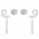 Ver imagem 3 de Assento Sanitário Tampa Oval Almofadado Rosa + Parafuso de Fixação para Assento Sanitário