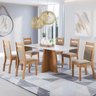 Mesa de Jantar Retangular Griss 1,60x80 com 6 Cadeiras Sicilia - 1