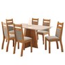 Mesa de Jantar Retangular Griss 1,60x80 com 6 Cadeiras Sicilia - 2