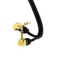 Ver imagem 6 de Cabo Adaptador P2 Mono para 2 P2 Estereo 90° Graus - 20 Cm