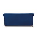 Ver imagem 5 de Sofá 2 Lugares Pé de Madeira Julieta 180 Cm Suede Azul Marinho S04 - D'Rossi