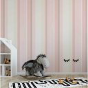 Ver imagem 2 de Papel de Parede Decorativo Listrado Baby Cor Napolitano 3,3m