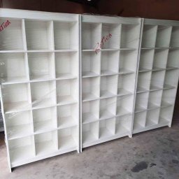 Estante Colmeia Multiuso Branco 185x92x32cm - Deep - 5