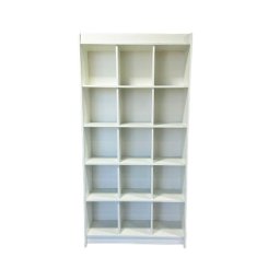 Estante Colmeia Multiuso Branco 185x92x32cm - Deep - 1