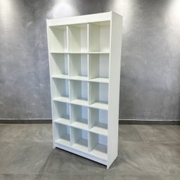 Estante Colmeia Multiuso Branco 185x92x32cm - Deep - 2