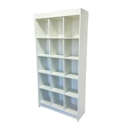 Estante Colmeia Multiuso Branco 185x92x32cm - Deep - 2