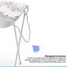 Banheira Bebe Com Suporte Trocador Dobrável Até 20Kg Standard II Galzerano + Livrinho de Banho Banhe - 6