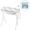 Banheira Bebe Com Suporte Trocador Dobrável Até 20Kg Standard II Galzerano + Livrinho de Banho Banhe - 1