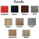 Ver imagem 5 de Guarda Roupa de Casal Marrom Off White Com Cabeceira Baú Interno + Base Cama Box de