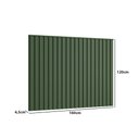 Ver imagem 2 de Cabeceira Ripada para Cama Solteiro 160cm 100% Mdf Cor:musgo