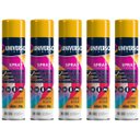 Ver imagem 2 de Tinta Spray 400ml Amarelo Uso Geral em Aço Ferro Gesso Couro Cerâmica | Universo | Kit 05 Un