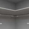 Guarda-roupa de Canto Reto Modular 95cm sem Portas com Cabideiros Jade CabeCasa MadeiraMadeira - 6