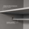 Guarda-roupa de Canto Reto Modular 95cm sem Portas com Cabideiros Jade CabeCasa MadeiraMadeira - 5