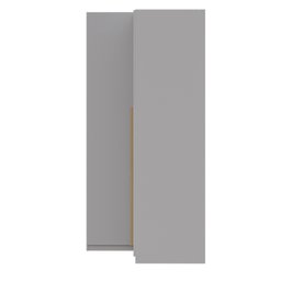 Guarda-roupa de Canto Reto Modular 95cm sem Portas com Cabideiros Jade Cabecasa Madeiramadeira - 7
