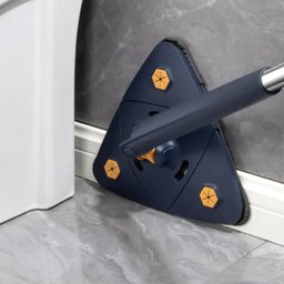 Esfregão Mop Giratório Triangular Limpa Chão Vidro Teto - 3