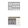 Cozinha Compacta 2 Peças 100% Mdf com Tampo Americana - 3