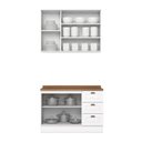 Ver imagem 3 de Cozinha Compacta 2 Peças 100% Mdf com Tampo Americana