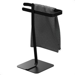 Porta Toalha Lavabo de Bancada Suporte Para Toalha Oslo:Preto - 5