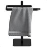 Porta Toalha Lavabo de Bancada Suporte Para Toalha Oslo:Preto - 4