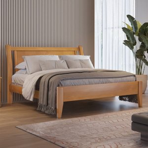 Cama Queen Verona Madeira Maciça Amênda/mel - Josandro