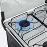 Fogão 4 Bocas Preto com Mesa Inox Atlas Agile Up Bivolt - 5