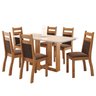 Mesa de Jantar Retangular Linz 1,60x80 com 6 Cadeiras Sicilia - 2