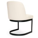 Ver imagem 4 de Cadeira Luna para Sala de Jantar Courino Off White - Sallar Home