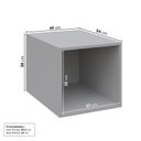 Ver imagem 3 de Ponte Planejada 40cm com 1 Porta Jade CabeCasa MadeiraOriginals Cinza/Urbano