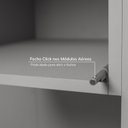 Ver imagem 4 de Ponte para Mesa de Cabeceira Planejada com Prateleira Jade CabeCasa MadeiraOriginals Cinza/Urbano