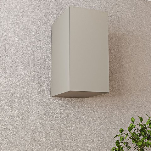 Ponte para Mesa de Cabeceira com Prateleira Jade CabeCasa MadeiraOriginals Cinza/Urbano