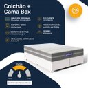 Ver imagem 4 de Cama Box com Colchão Gazin de Molas Ensacadas One Face Air Up Queen 158cm