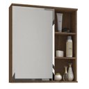 Ver imagem 1 de Espelheira para Banheiro 1 Porta e Prateleiras Amendoa - Mgm