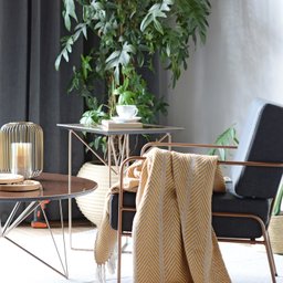 Poltrona Fly base Cobre Aquatec Preto - 3