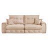 Sofa Retratil Reclinavel com Porta Copos 210cm Istambul Yescasa   - 4